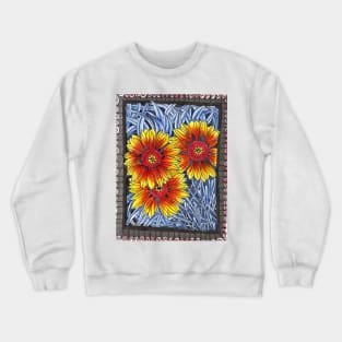 Fire flowers Crewneck Sweatshirt